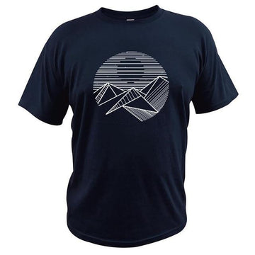 Men's crew neck print T-shirt