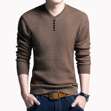 V-neck T - shirt pullover