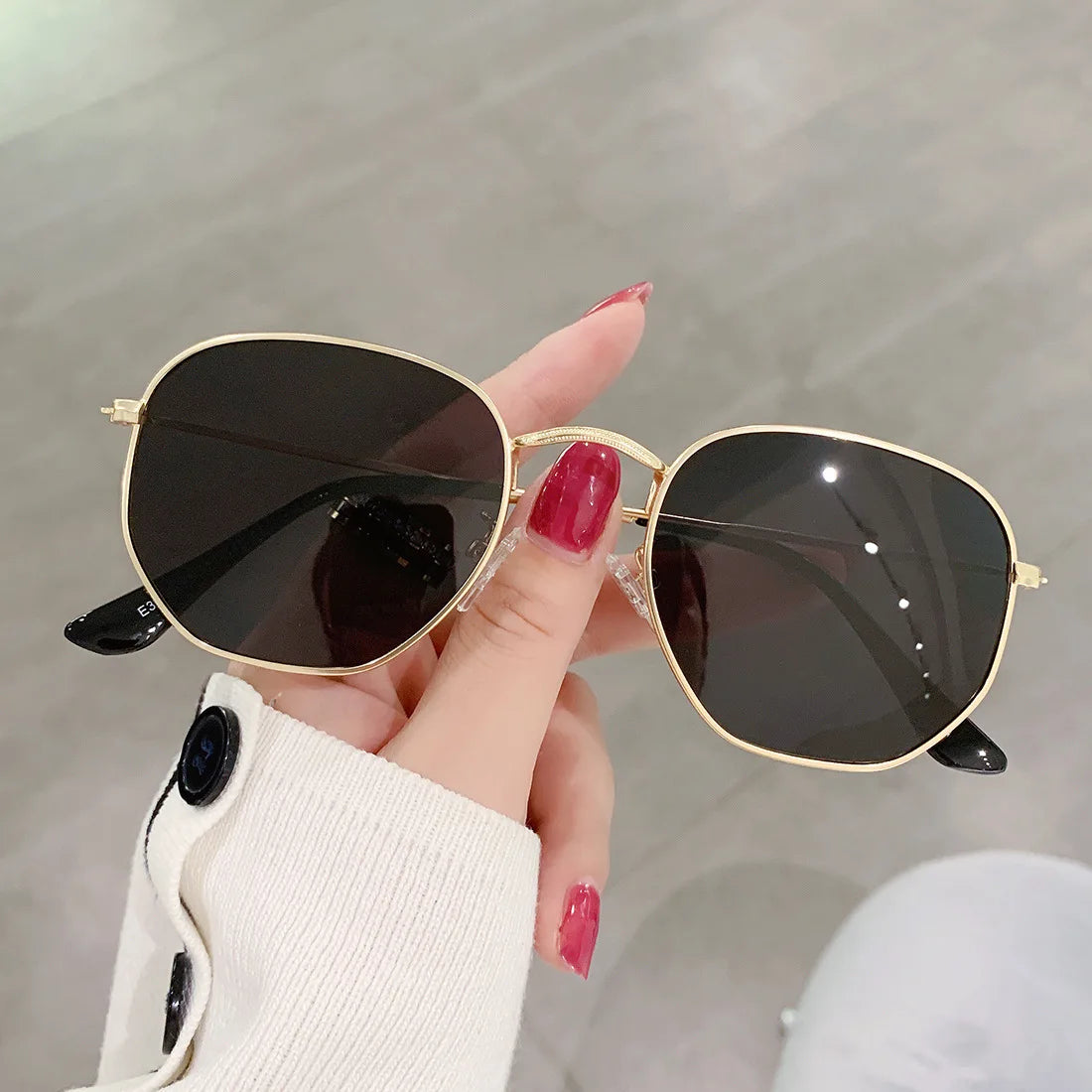 Fashion Hexagonal Sunglasses Polarized